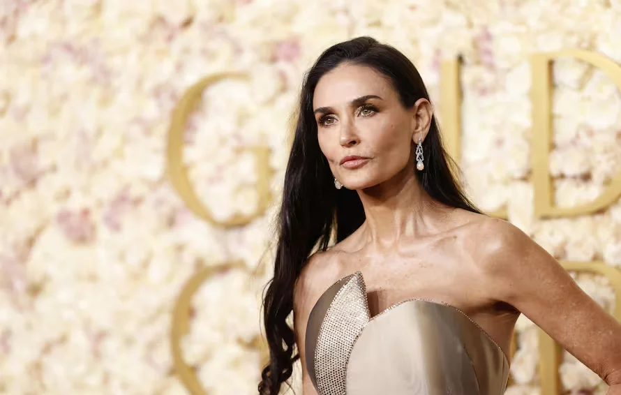 Demi Moore gana su primer Golden Globe en la 82ª edición y emociona con su discurso