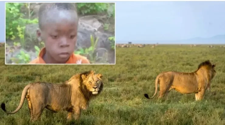 Milagro: niño sobrevive 5 días entre leones de un Parque Nacional
