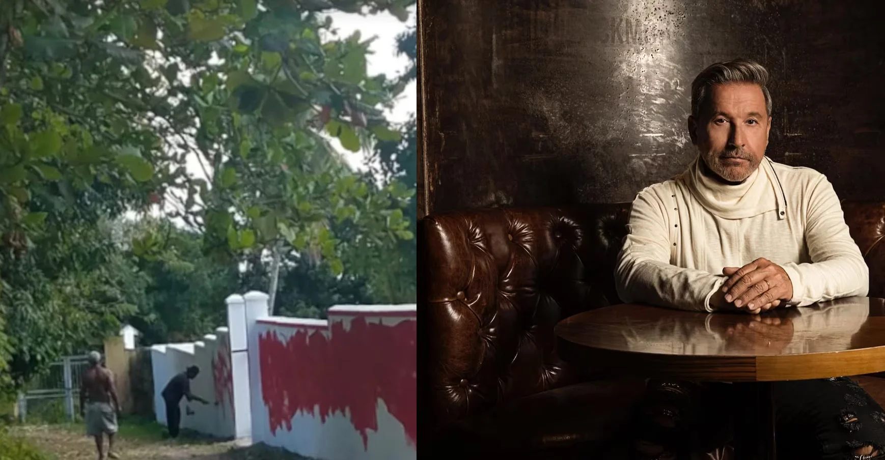 Vandalismo en la propiedad de Ricardo Montaner en República Dominicana