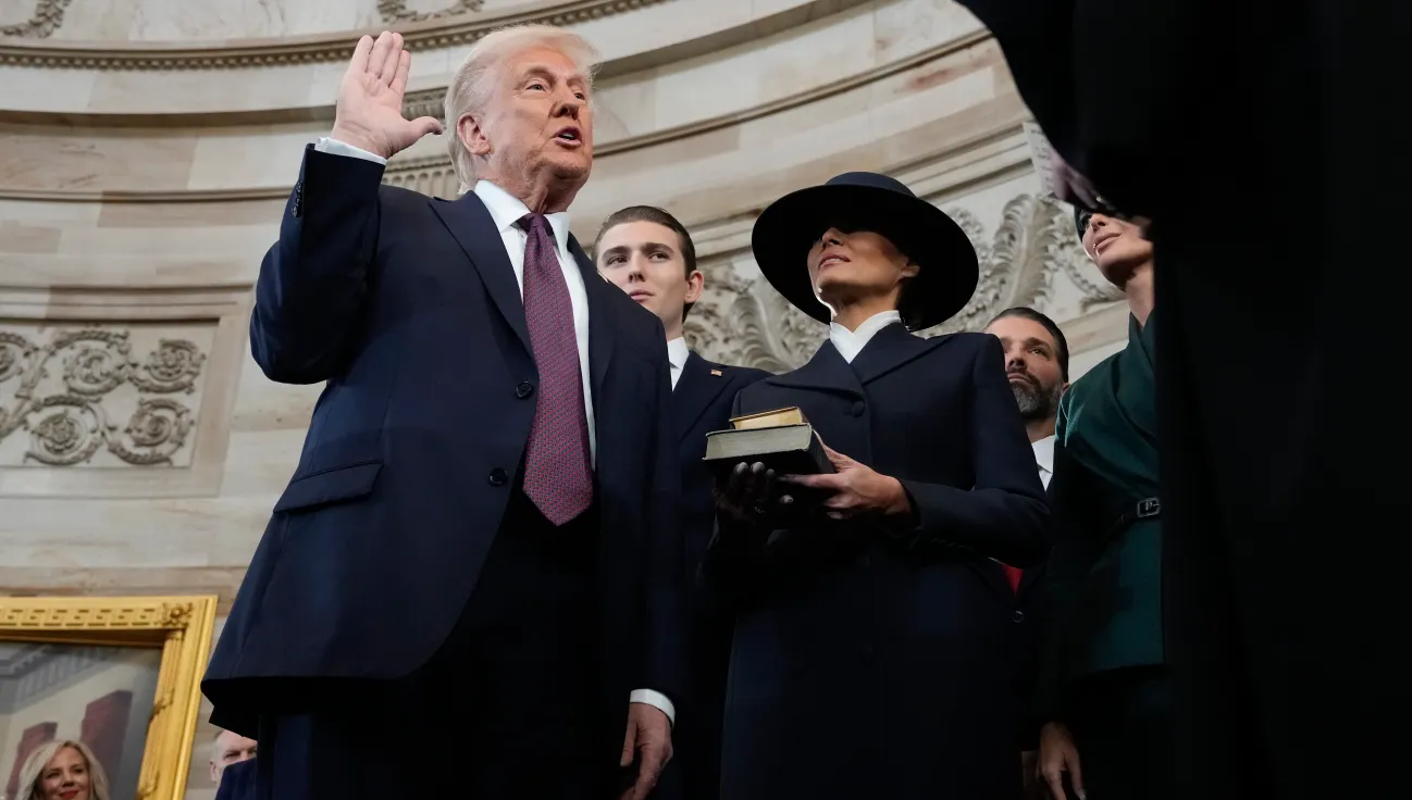 Video: Donald Trump hace historia como presidente 47º de EE.UU