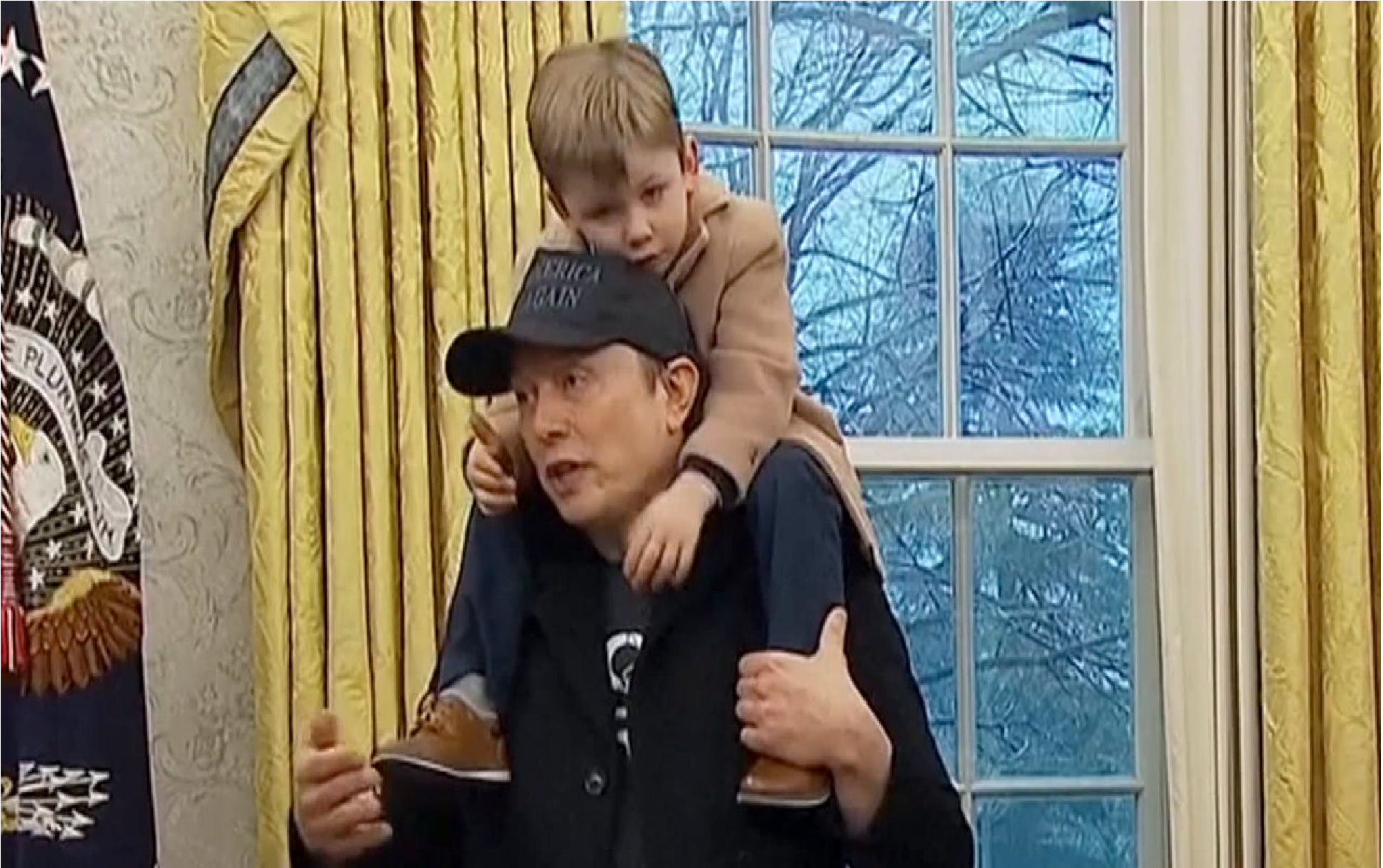 X el hijo de Elon Musk deja sin palabras a Donald