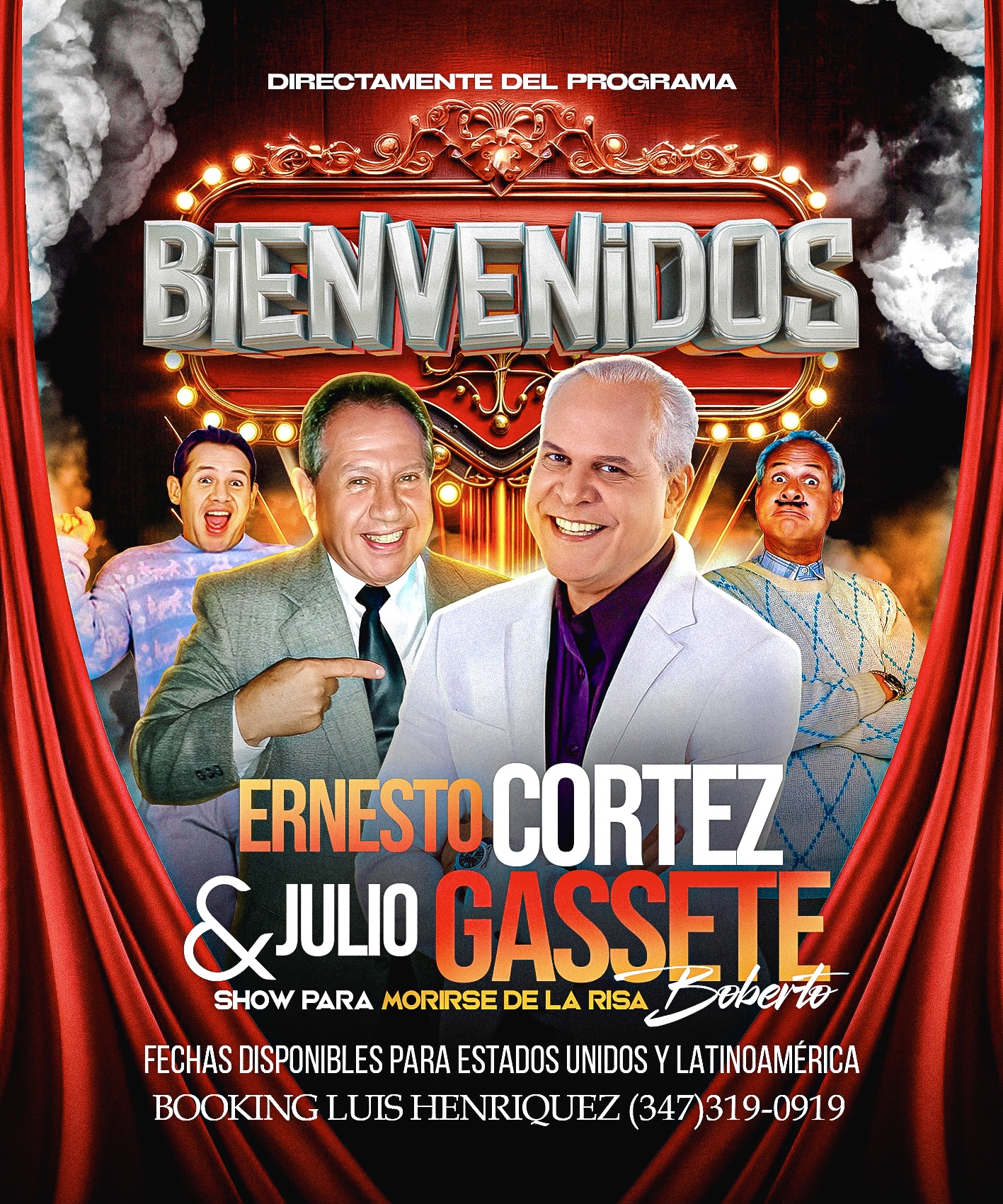 “El Bienvenidos Tour 2025”: Ernesto Cortez y Julio Gassete de gira por Estados Unidos