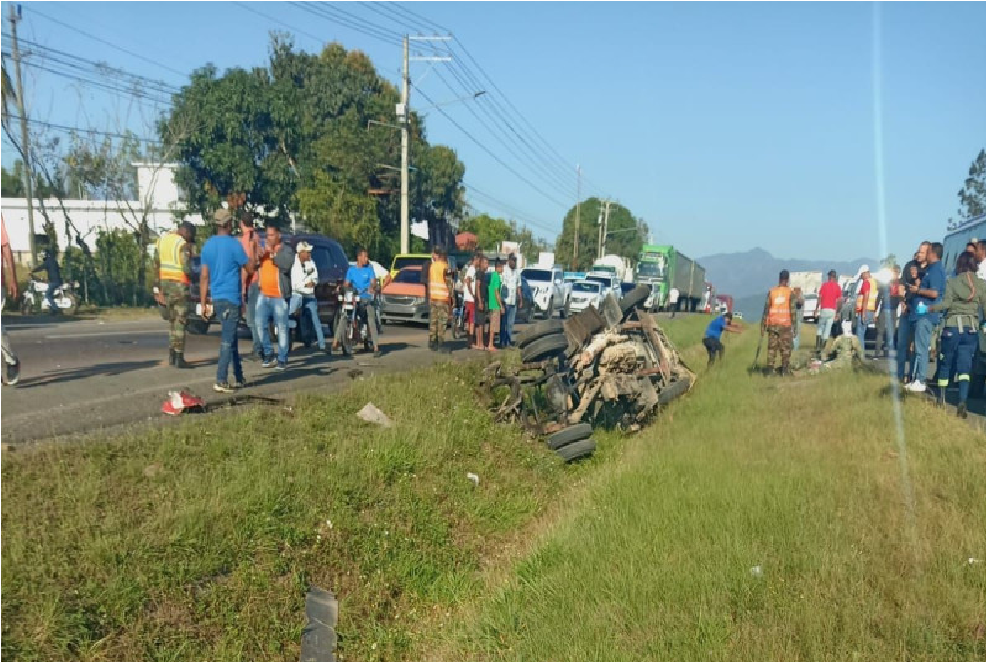 Accidente en Piedra Blanca, Bonao: Varios muertos tras choque