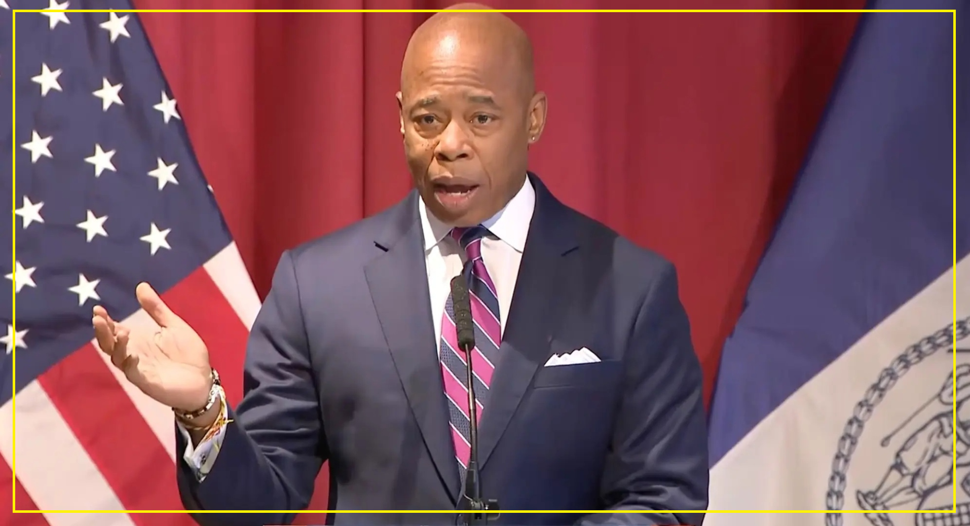 Alcalde de NY Eric Adams Visita RD y Brinda Apoyo en Investigación por Colapso en Jet Set