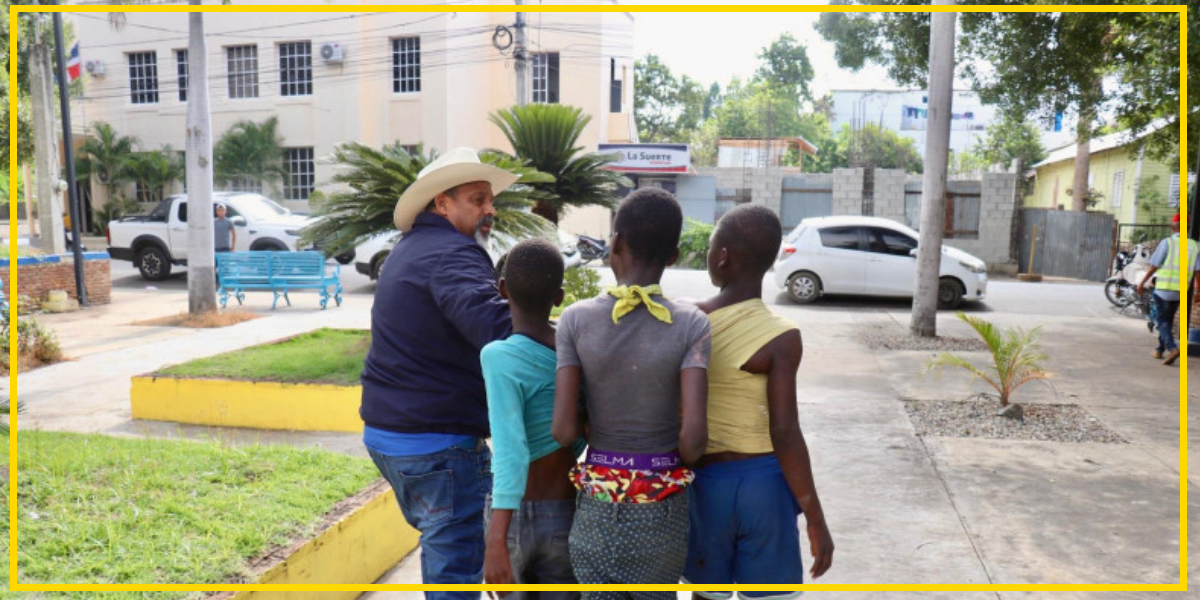 Santiago Riverón: Niños haitianos retirados de parque integran banda delictiva