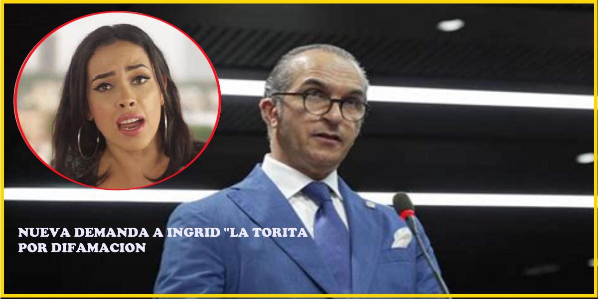 Diputado Gory Moya presenta querella contra Ingrid Jorge por difamación e injuria