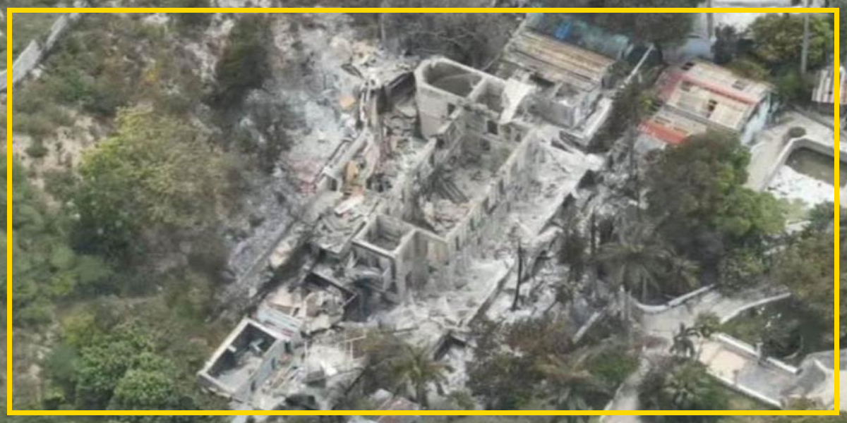 ¡Lo quemaron todo! reducido a cenizas