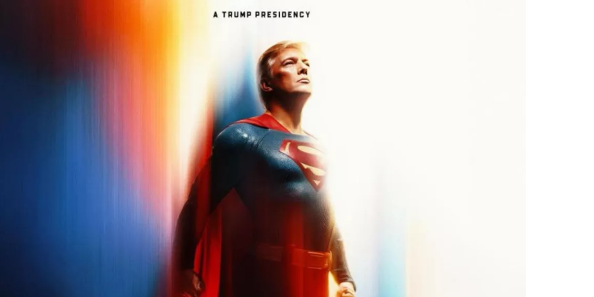La polémica del meme ‘Superman Trump’ compartido por la Casa Blanca