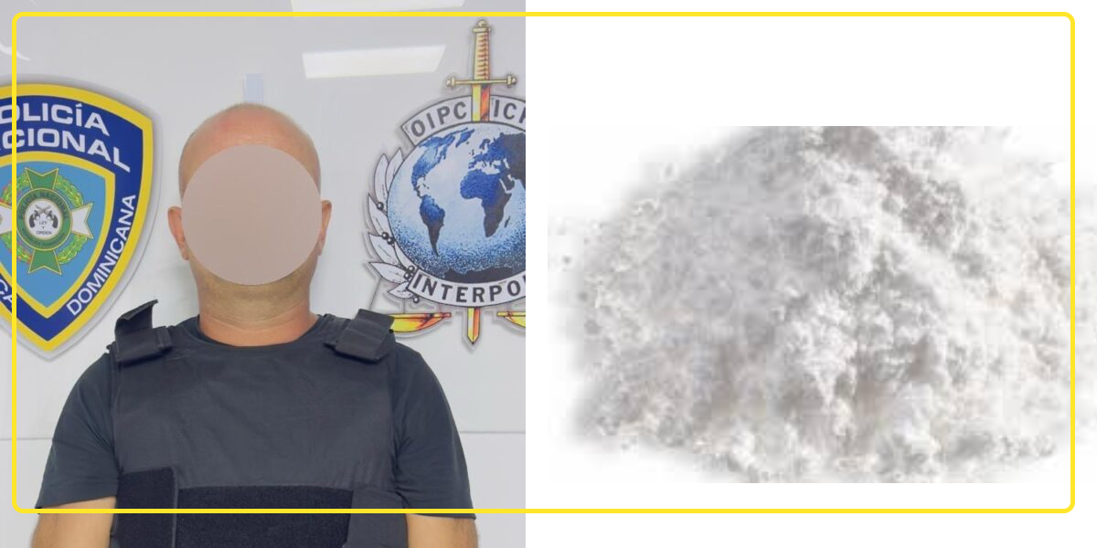 INTERPOL Santo Domingo arresta a albanés vinculado a 11 toneladas de cocaína en Europa