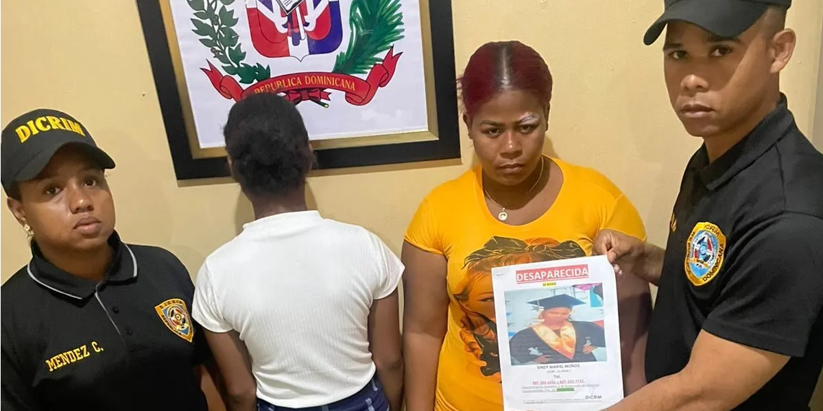Policía localiza en La 42 a menor desaparecida en Cristo Rey