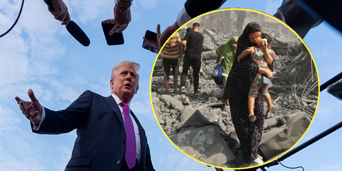 Trump pide a Israel detener los bombardeos en Gaza tras apoyo de Hamás